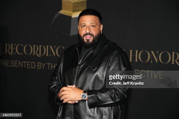 Khaled attends 2023 Recording Academy Honors presented by The Black Music Collective at Hollywood Palladium on February 02, 2023 in Los Angeles,...