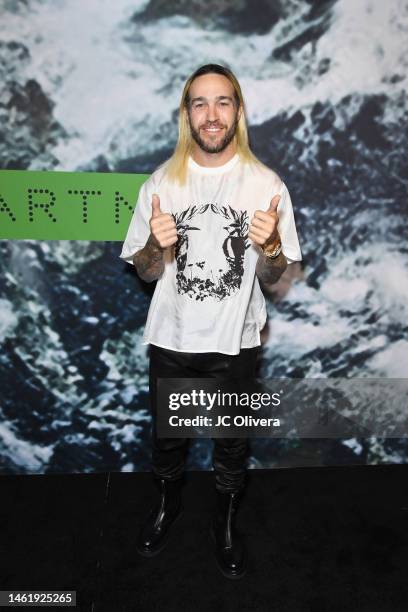 Pete Wentz attends Stella McCartney X Adidas Party at Henson Recording Studio on February 02, 2023 in Los Angeles, California.