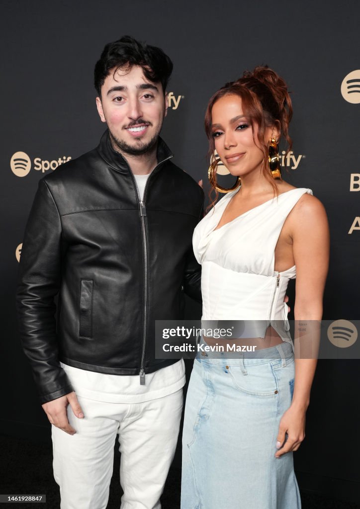 Zack Bia and Anitta attend Spotify's 2023 Best New Artist Party at