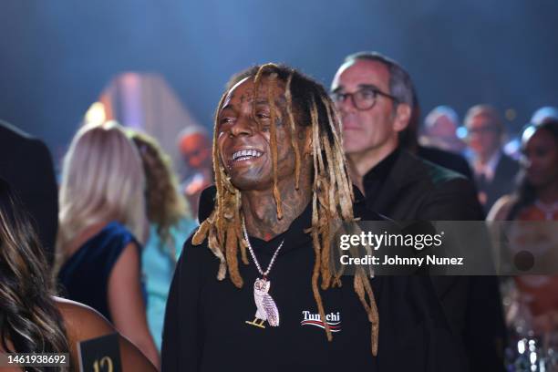 Lil Wayne attends the Recording Academy Honors presented by The Black Music Collective during the 65th GRAMMY Awards on February 02, 2023 in Los...