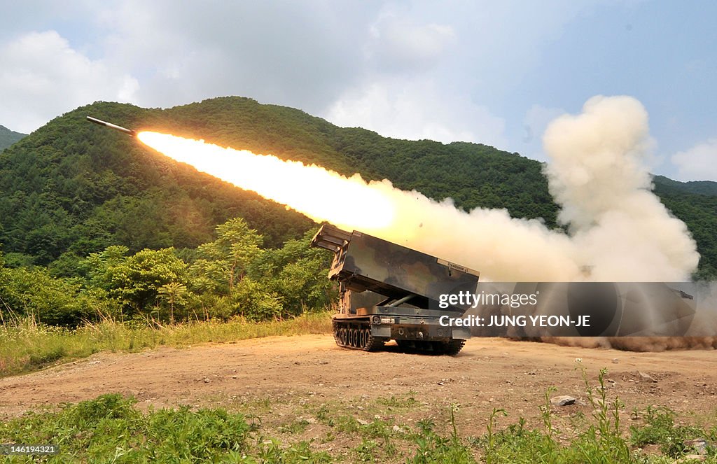 Ram Rmultiple Launch Rocket US Multiple Launch Rocket System launches a rocket into the air... News ...