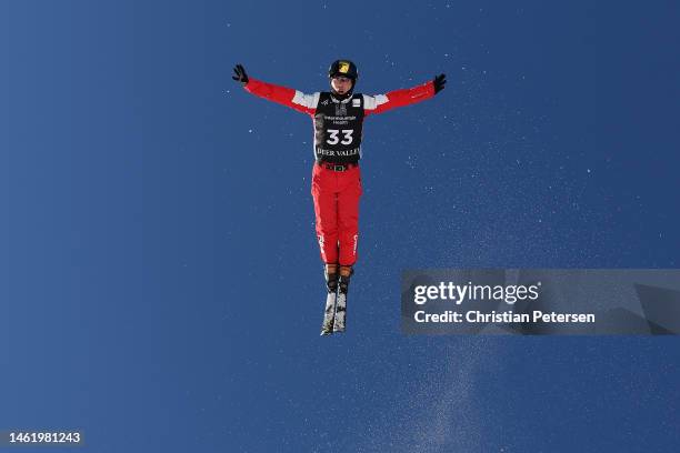 Li Boyan of Team China takes part in Aerial training during the Intermountain Healthcare Freestyle International Ski World Cup at Deer Valley Resort...