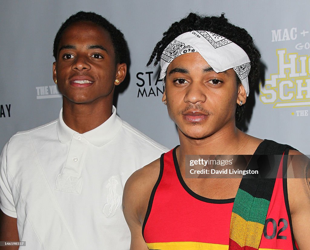 Cordell Broadus and brother Corde Broadus attend the "Mac & Devin Go
