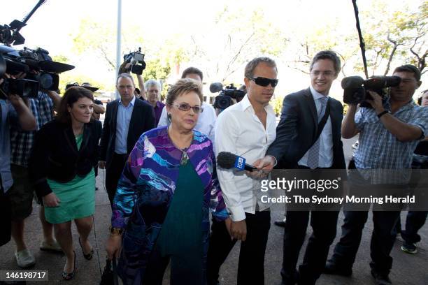 Lindy Chamberlain-Creighton arrives at Darwin Magistrates court on June 12, 2012 in Darwin, Australia. Mrs Chamberlain-Creighton was appearing at the...