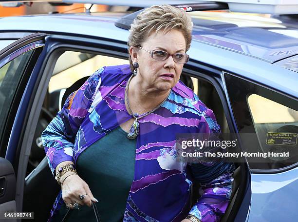 Lindy Chamberlain-Creighton arrives at Darwin Magistrates court on June 12, 2012 in Darwin, Australia. Mrs Chamberlain-Creighton was appearing at the...