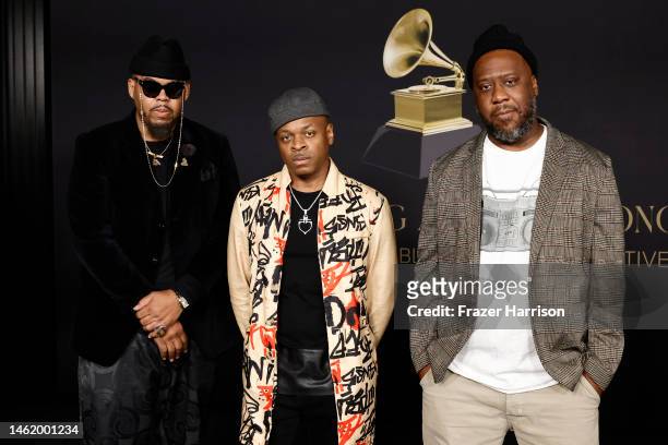 Anu Sun, Stokley and Robert Glasper attend Recording Academy Honors Presented by the Black Music Collective at Hollywood Palladium on February 02,...