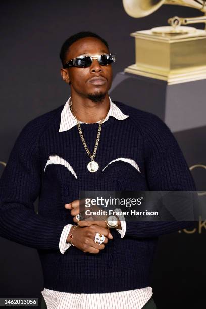 Joey Badass attends Recording Academy Honors Presented by the Black Music Collective at Hollywood Palladium on February 02, 2023 in Los Angeles,...