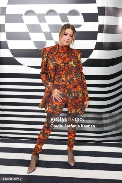 Sofia Reyes attends the Warner Music Group Pre-Grammy Party at Hollywood Athletic Club on February 02, 2023 in Hollywood, California.