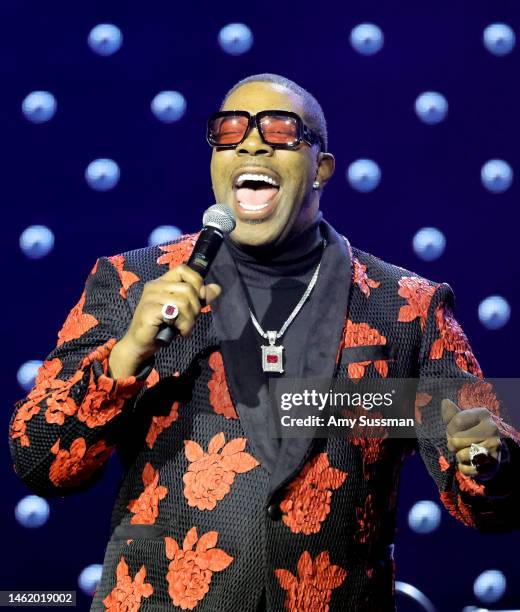 Busta Rhymes performs onstage during Recording Academy Honors Presented by the Black Music Collective at Hollywood Palladium on February 02, 2023 in...