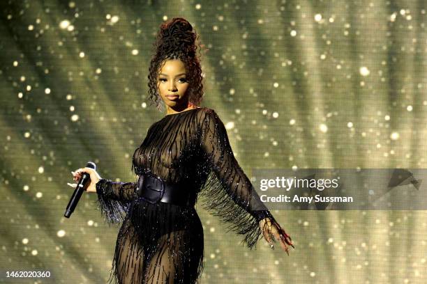 Chlöe performs onstage during Recording Academy Honors Presented by the Black Music Collective at Hollywood Palladium on February 02, 2023 in Los...