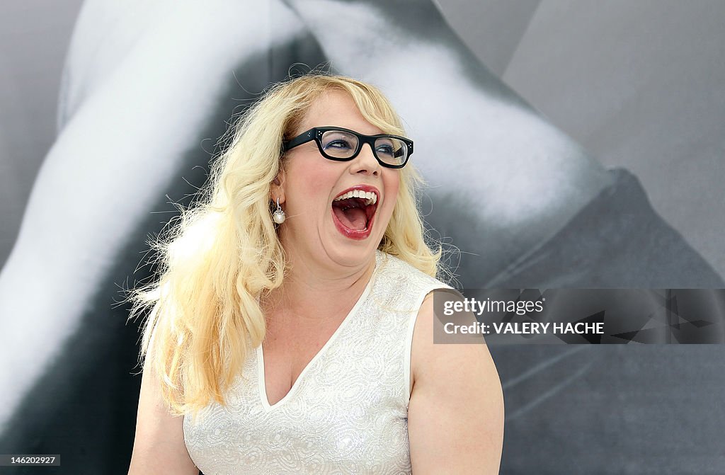 US actress Kirsten Vangness poses during