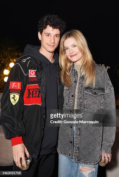 Adam DiMarco and Meghann Fahy attend Spotify's 2023 Best New Artist Party at Pacific Design Center on February 02, 2023 in West Hollywood, California.