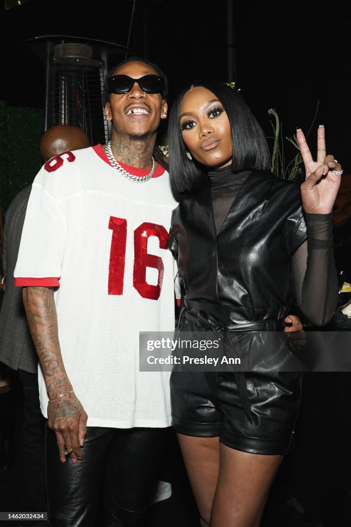 Wiz Khalifa and Muni Long attend Spotify's 2023 Best New Artist Party