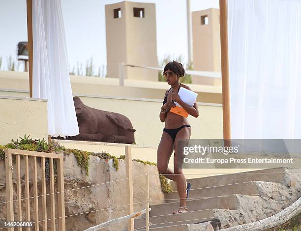 Naomi Campbell is seen on June 9, 2012 in Ibiza, Spain.