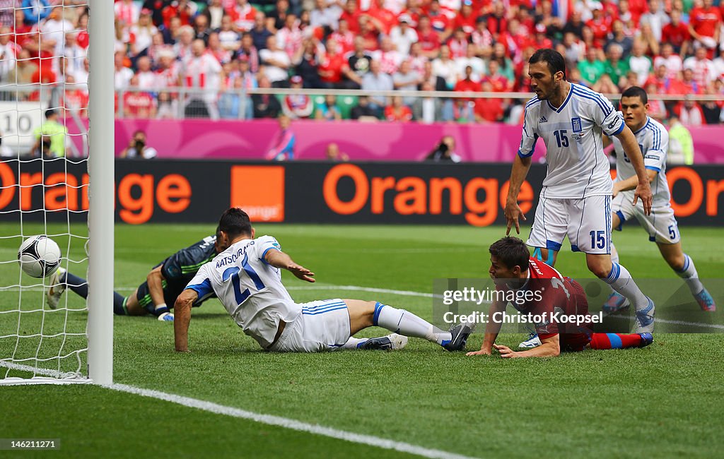 Greece v Czech Republic - Group A: UEFA EURO 2012