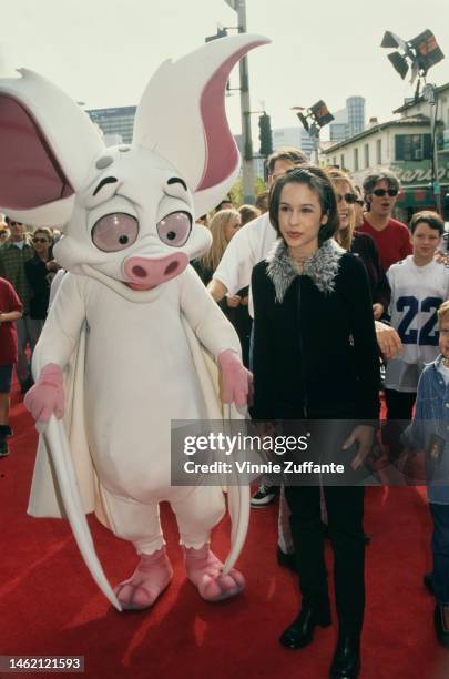 Lacey Chabert during Anastasia Premiere at Mann Village Theatre in Westwood, California, United States, 15th November 1997.