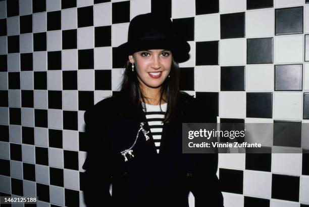 Phoebe Cates attends the "Palladium" club, United States, circa 1980s.