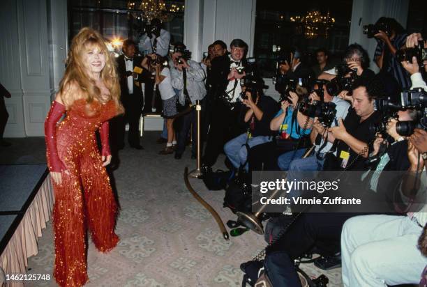 Charo attends the Multicultural Motion Picture Association's 2nd Annual Diversity Awards at the Beverly Hilton Hotel in Beverly Hills, California,...