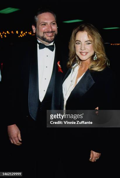 Harvey Fierstein and Stockard Channing during 5th Annual GLAAD Media Awards at Century Plaza Hotel in Los Angeles, California, United States, 19th...
