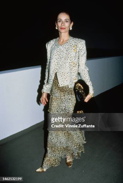 Geraldine Chaplin attends the 50th Annual Golden Globe Awards at Beverly Hilton Hotel in Beverly Hills, California, United States, 23rd January 1993.