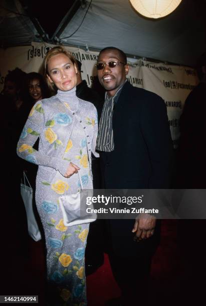 Tia Carrere And Wesley Snipes attending the 1998 VH-1 Fashion Awards in New York City, New York, United States, 23rd October 1998.