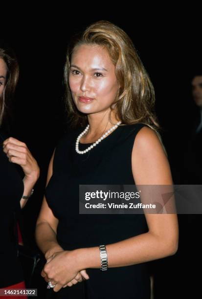 Tia Carrere attends the "Ronin" Beverly Hills premiere at Academy Theatre in Beverly Hills, California, 23rd September 1998.