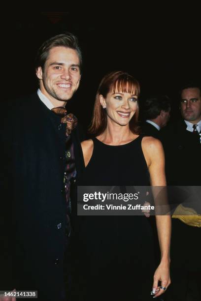 Jim Carrey & Lauren Holly during "Dumb and Dumber" Hollywood Premiere at Cinerama Dome Theater in Hollywood, California, United States, 6th December...