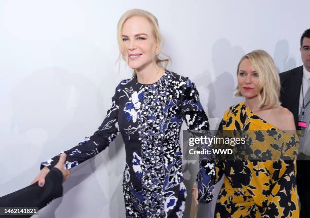 Nicole Kidman and Naomi Watts in the front row