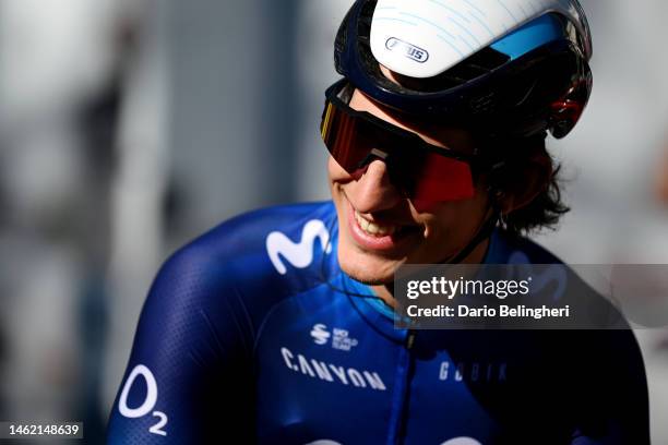 Iván García Cortina of Spain and Movistar Team prior to the 74th Volta a la Comunitat Valenciana 2023 - Stage 3 a 145,1km stage from Bétera to...