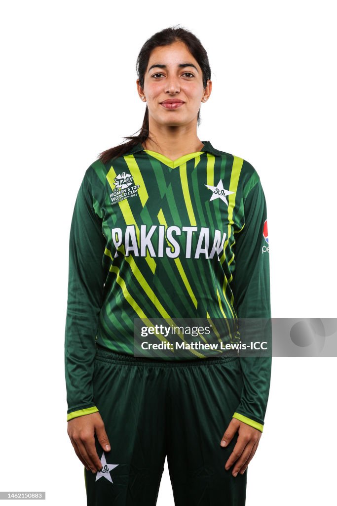Aliya Riaz of Pakistan poses for a portrait prior to the ICC Women's ...
