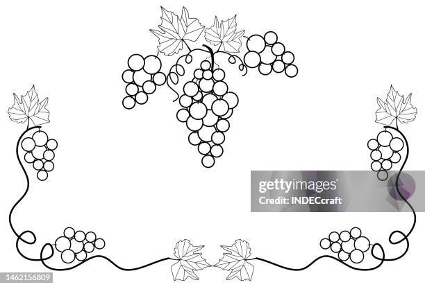 grapes vine - drinking wine outside stock illustrations