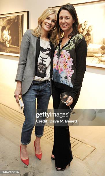 Kim Hersov and Mary McCartney attend as Vertu and Smile Train launch their first charity handset, the Constellation Smile, with a private viewing of...