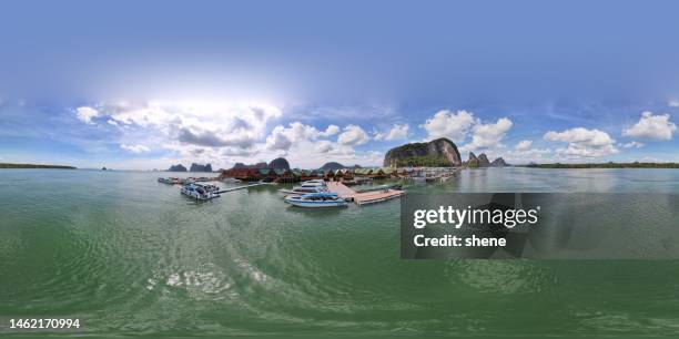 vr360 | phang nga bay in phuket, thailand - 360vr stock pictures, royalty-free photos & images