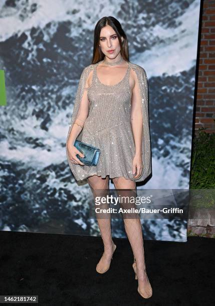 Scout Willis attends the Stella McCartney X Adidas Party at Henson Recording Studio on February 02, 2023 in Los Angeles, California.