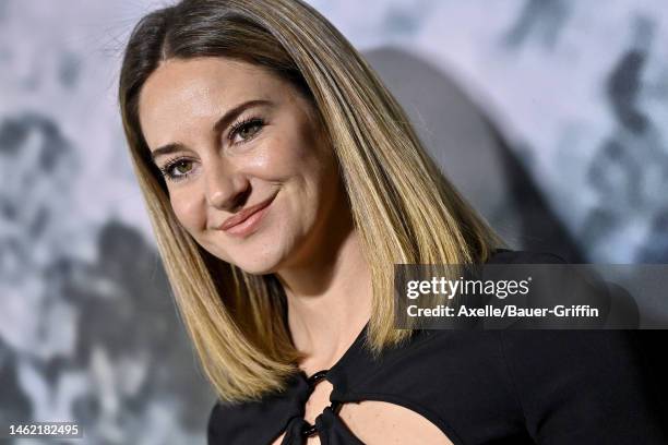 Shailene Woodley attends the Stella McCartney X Adidas Party at Henson Recording Studio on February 02, 2023 in Los Angeles, California.