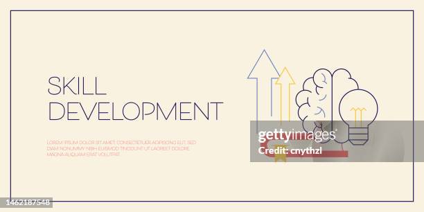 Skill Development Related Skill Development Related Conceptual Vector Illustration Motivation ...
