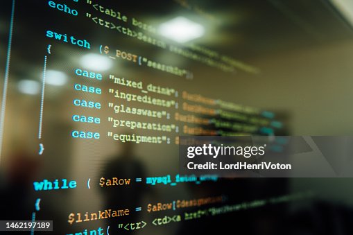 Computer Program Code High-Res Stock Photo - Getty Images