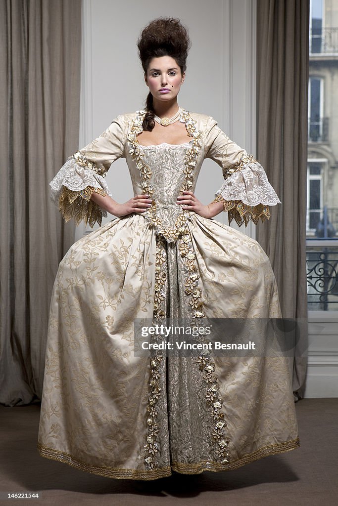 A woman in historical costume
