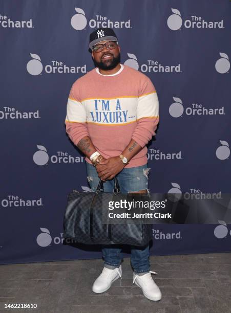 Torae Carr attends The Orchard Hollywood Happy Hour at Bar Lis on February 02, 2023 in Los Angeles, California.