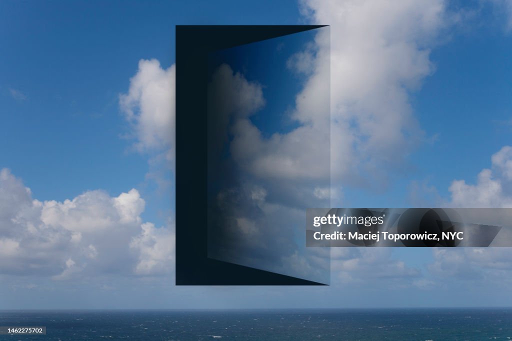 Opened door in the sky.