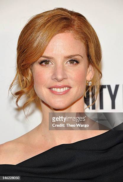 Sarah Rafferty of Suits attends USA Network and Mr Porter.com Present "A Suits Story" on June 12, 2012 in New York, United States.
