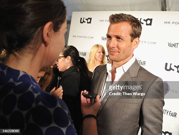 Gabriel Macht of Suits attends USA Network and Mr Porter.com Present "A Suits Story" on June 12, 2012 in New York, United States.