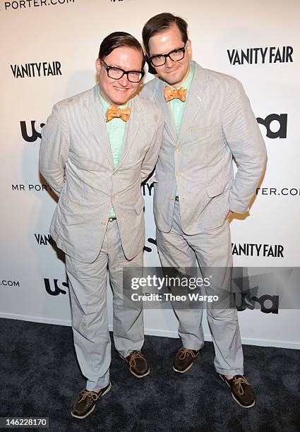 Andrew Andrew attend USA Network and Mr Porter.com Present "A Suits Story" on June 12, 2012 in New York, United States.