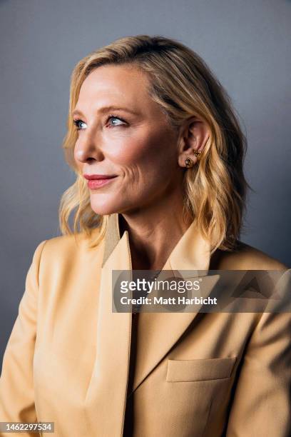 Actress Cate Blanchett poses for a portrait at the Los Angeles Film Critics Association Awards on January 14, 2023 at the Biltmore Los Angeles in Los...