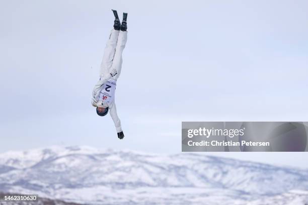 Danielle Scott of Team Australia competes during Women's Aerials Qualifications on day two of the Intermountain Healthcare Freestyle International...