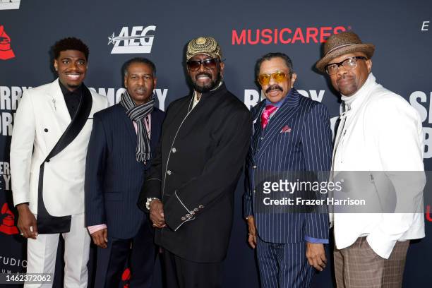 The Temptations attend MusiCares Persons of the Year Honoring Berry Gordy and Smokey Robinson at Los Angeles Convention Center on February 03, 2023...