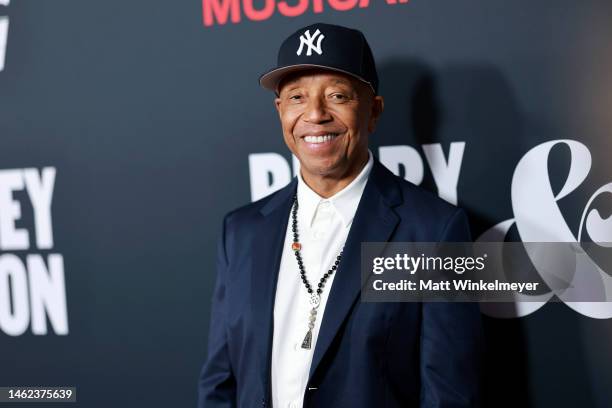 Russell Simmons attends MusiCares Persons of the Year Honoring Berry Gordy and Smokey Robinson at Los Angeles Convention Center on February 03, 2023...