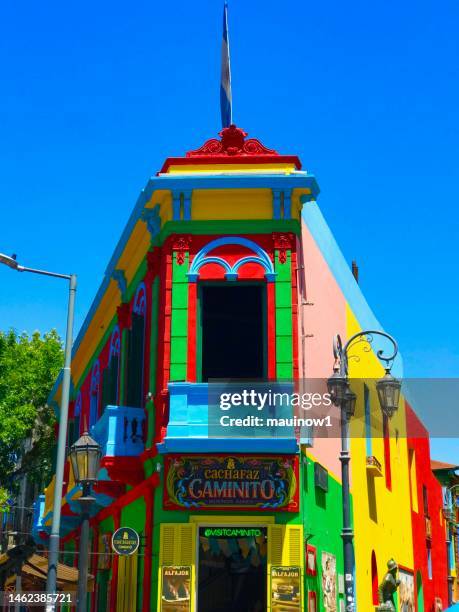 republik la boca, argentinien - caminito stock-fotos und bilder
