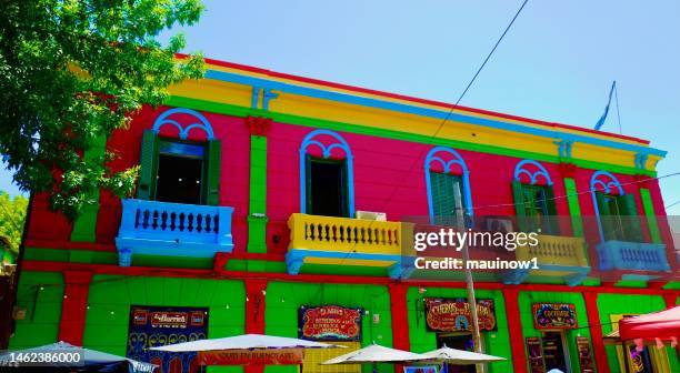 republik la boca, argentinien - caminito stock-fotos und bilder