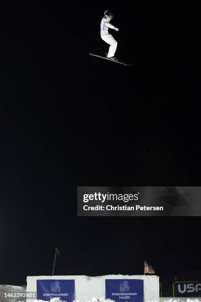 Danielle Scott of Team Australia competes during Women's Aerials Finals on day two of the Intermountain Healthcare Freestyle International Ski World...